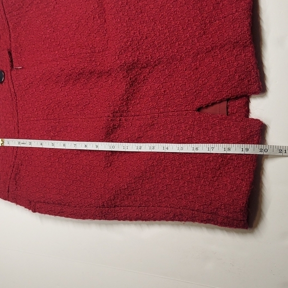 Banana Republic Merlot Wool Skirt Size 4 - Picture 4 of 11